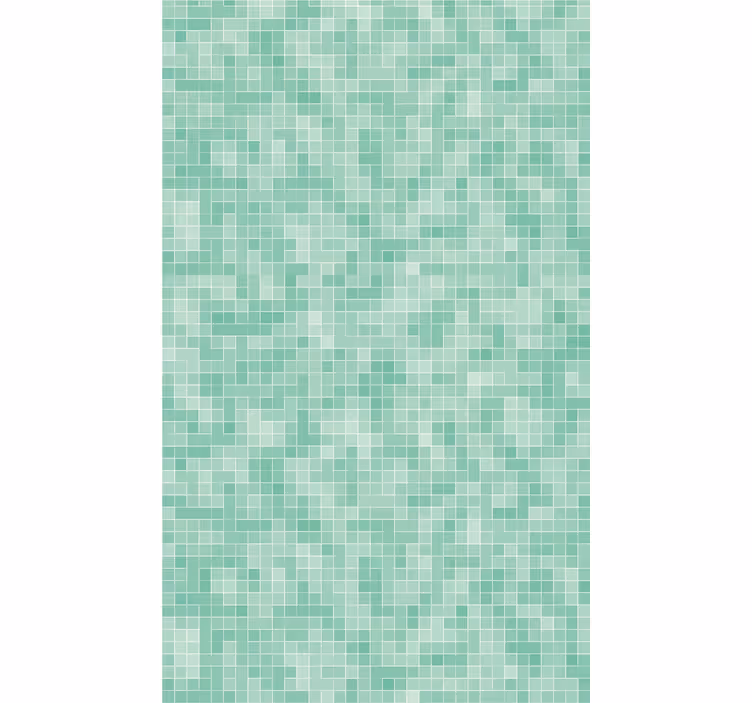 Tapete fliesenoptik mint mosaikmuster - TenStickers