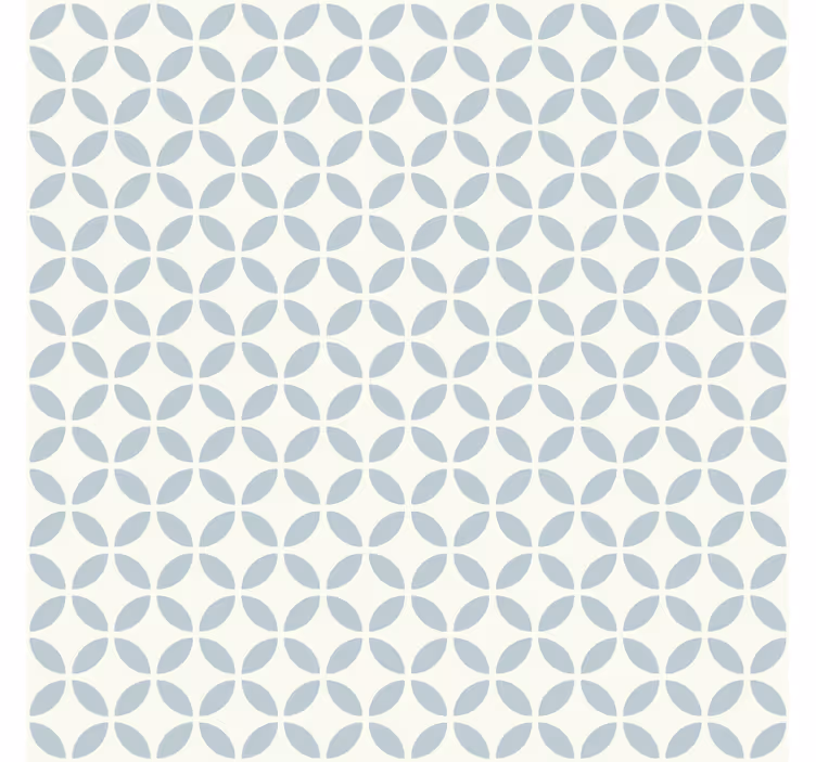 Tapete fliesenoptik mit kreisförmigem muster - TenStickers