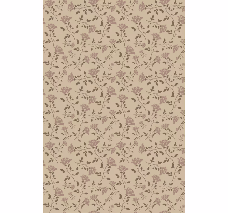 Tapete flur mit dezenten botanischen motiven - TenStickers