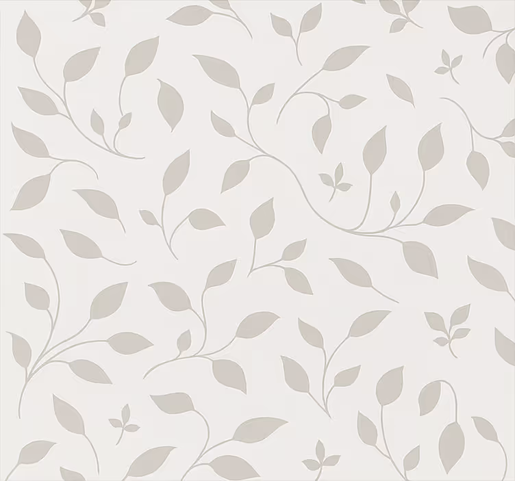 Tapete skandinavisch mit beruhigendem blättermotiv - TenStickers
