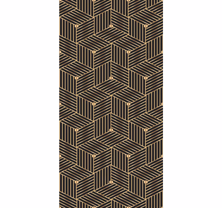 Tapete muster geometrisches linienmuster - TenStickers