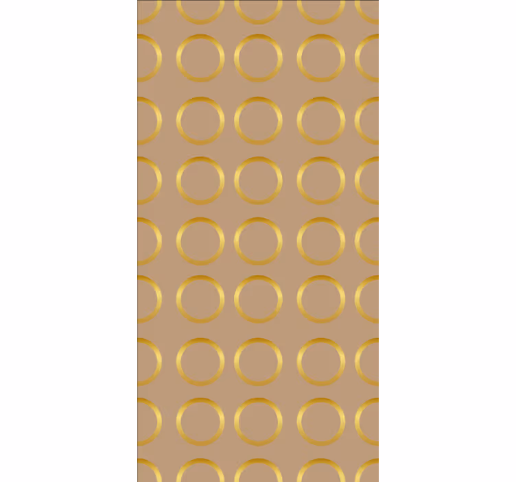 Tapete muster geometrisches kreisdesign - TenStickers