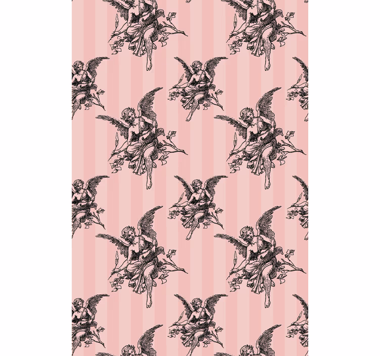 Tapete klassisch im toile-jouy-muster design - TenStickers