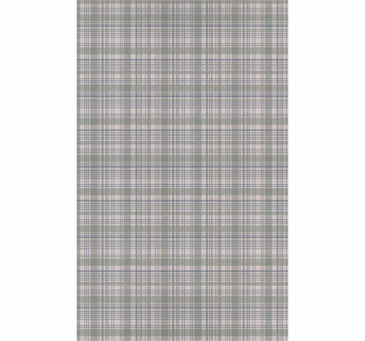 Tapete klassisch im geern tartan design - TenStickers
