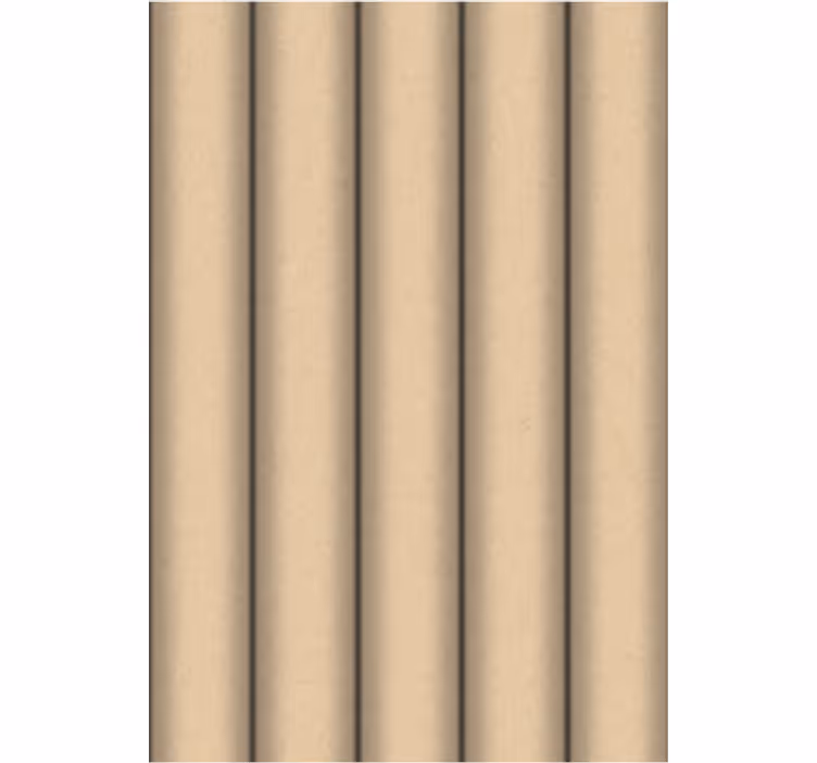 Wohnzimmer tapete braunes röhrenmuster minimalistisch - TenStickers
