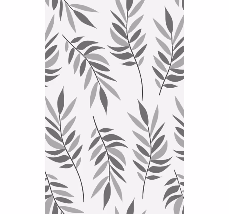 Wohnzimmer tapete elegantes blattmuster - TenStickers