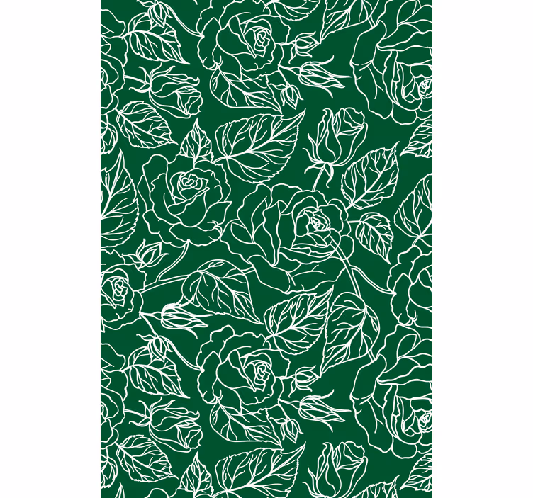 Wohnzimmer tapete anmutige botanische anordnung - TenStickers