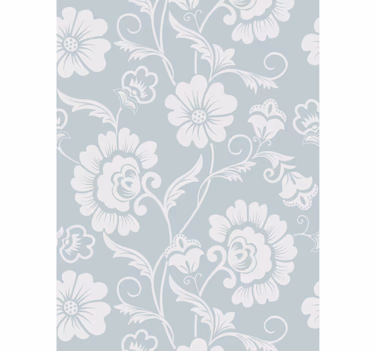 Wohnzimmer tapete mit floralem motiv arrangement - TenStickers