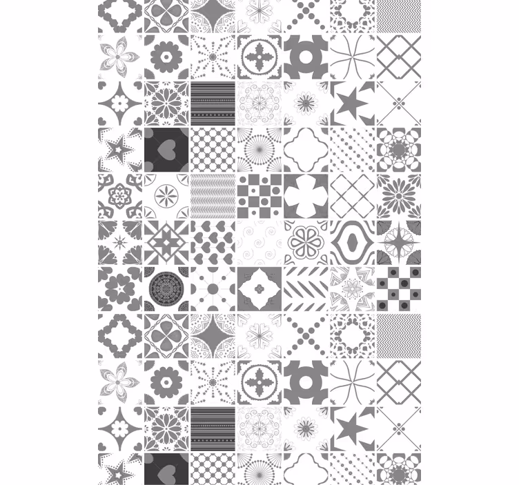 Wohnzimmer tapete mit gemusterter monochromer textur - TenStickers