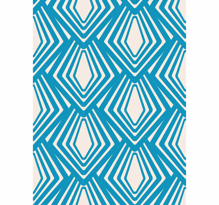 Tapete geometrisch mit diamantförmigem muster - TenStickers