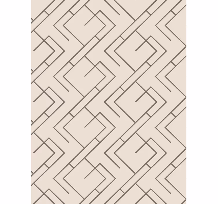 Tapete geometrisch mit stilvollem linienmuster - TenStickers