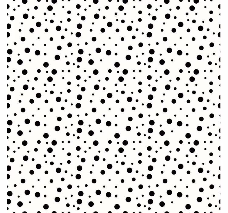 Tapete geometrisch mit monochromem punktmuster - TenStickers