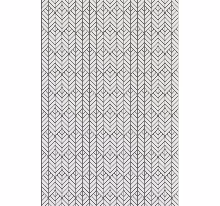 Büro tapete elegante blättergestaltung - TenStickers