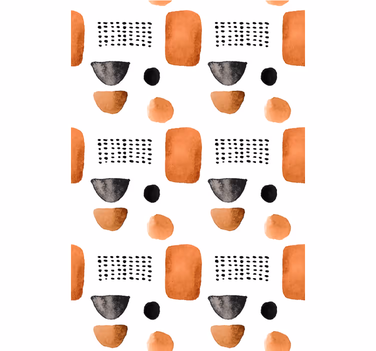Büro tapete mit minimalistischen geometrischen formen - TenStickers