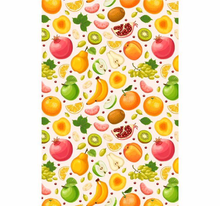 Tapete küche bunte obstvielfalt - TenStickers