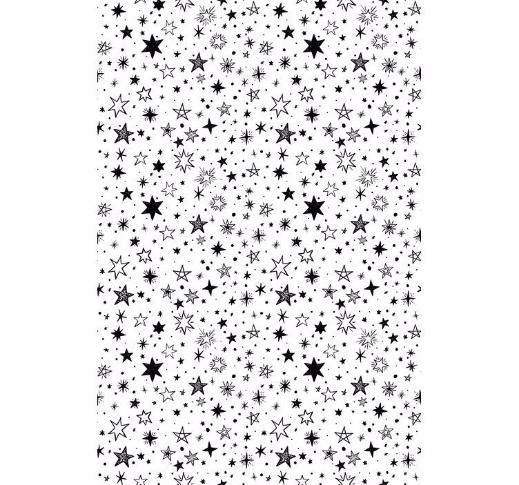 Tapete jugendzimmer mit sternenhimmel muster - TenStickers