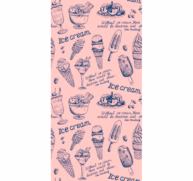Tapete küche eiscreme genüsse - TenStickers