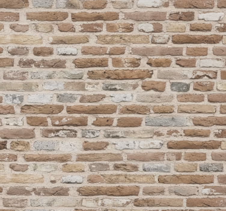 Wohnzimmer tapete rustikale wiederverwendete ziegel - TenStickers