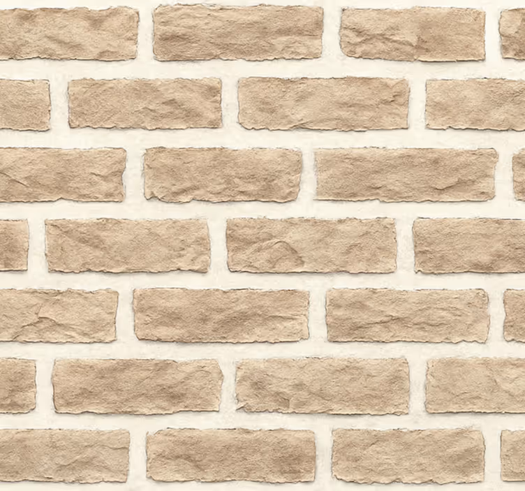 Wohnzimmer tapete rustikaler sandstein ziegel - TenStickers
