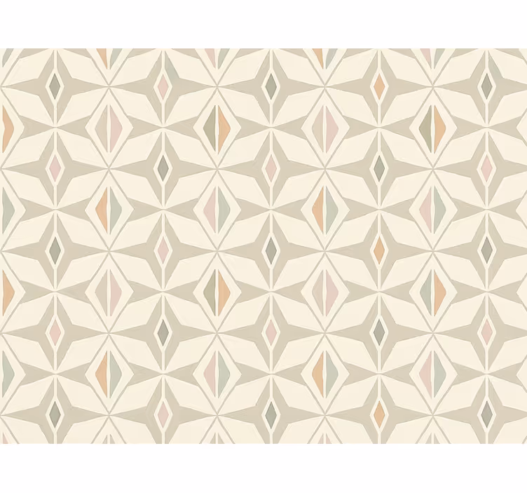 Wohnzimmer tapete bunte geometrische muster - TenStickers