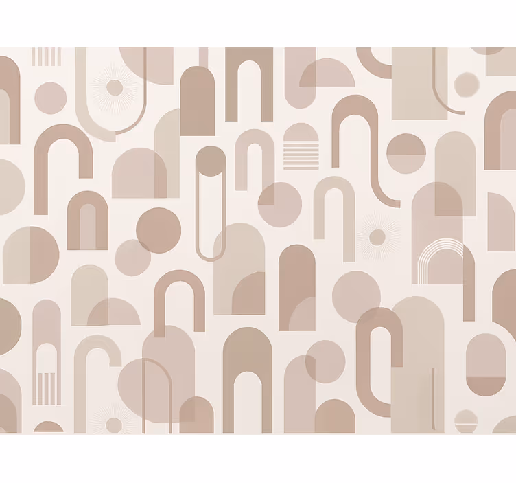 Tapete hochzeit mit modernem muster - TenStickers