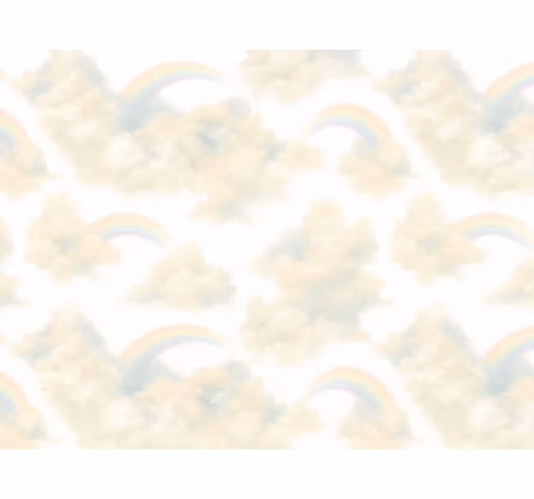 Tapete kinderzimmer bunter himmel - TenStickers