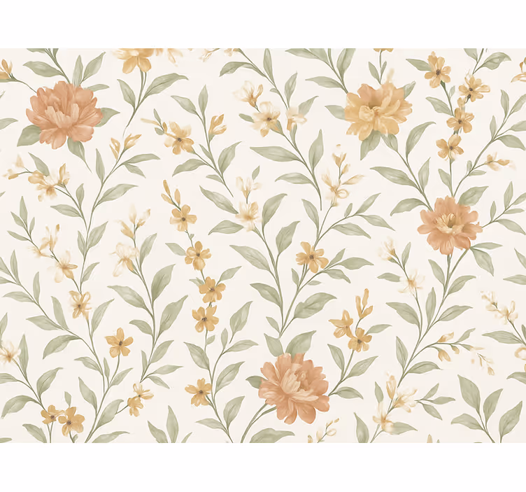 Tapete hochzeit asiatische blume - TenStickers