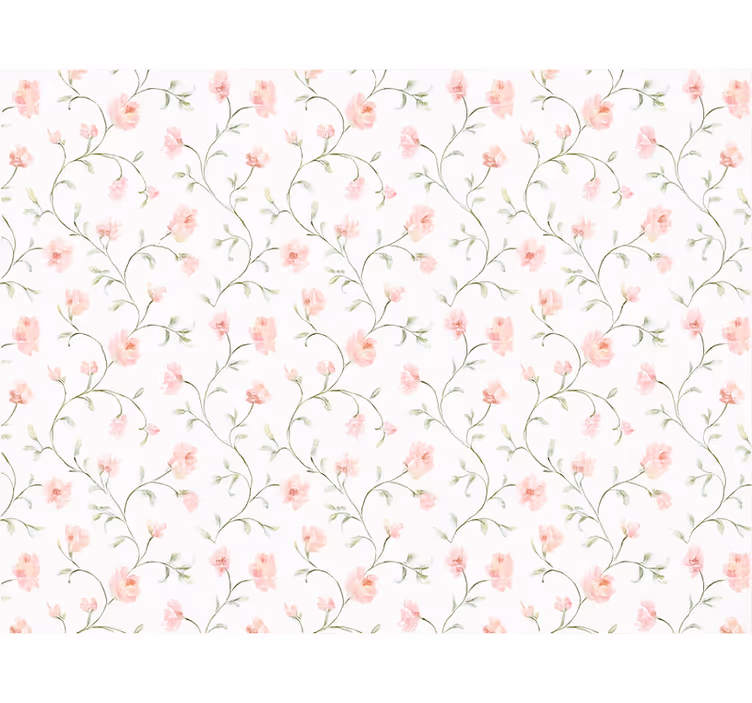 Tapete hochzeit botanische pinke blume - TenStickers