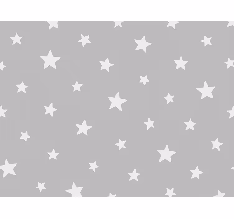 Tapete kinderzimmer graues sternenmuster - TenStickers