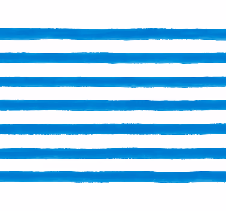 Tapete horizontale streifen in blauen aquarellbändern - TenStickers