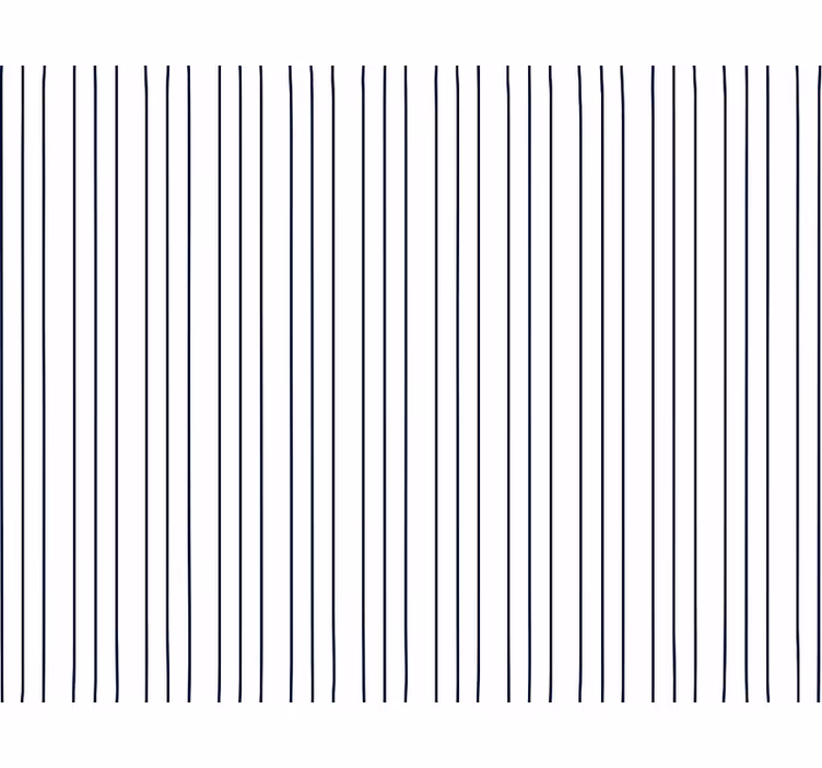 Wohnzimmer tapete blau und weiß mit feinen streifen - TenStickers