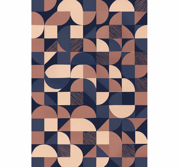Tapete hochzeit mit abstraktem lila geometrischem design - TenStickers
