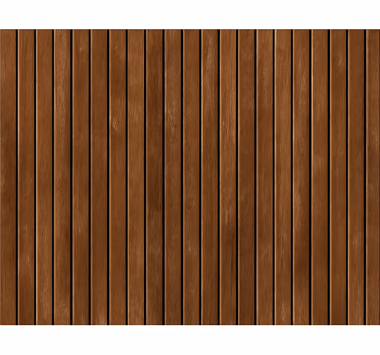 Wohnzimmer tapete dunkelbraune vertikale holzplanken - TenStickers