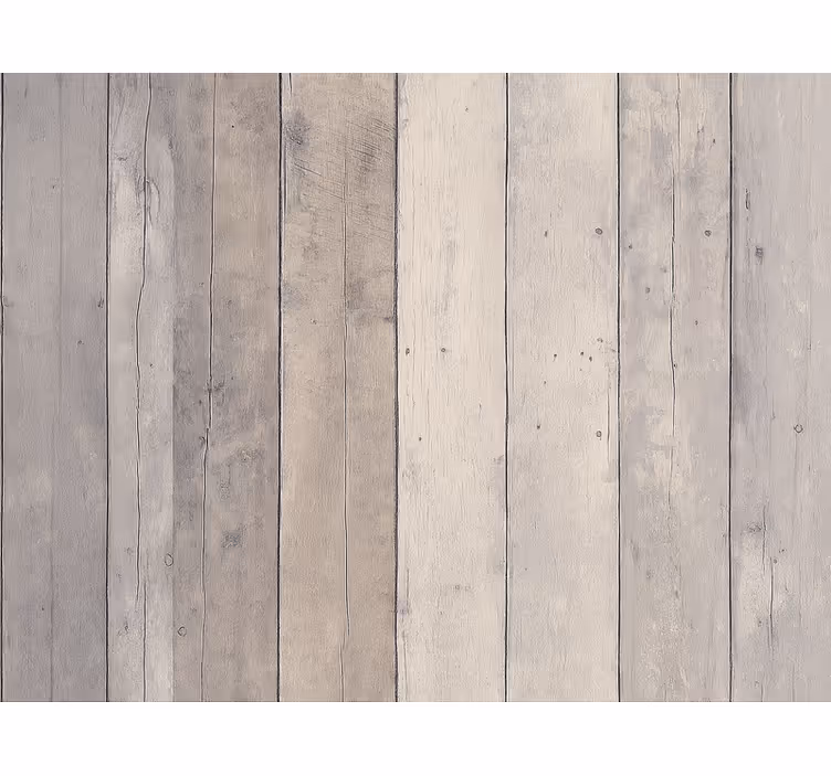 Wohnzimmer tapete mit gewaschenem holzpaneeleffekt - TenStickers