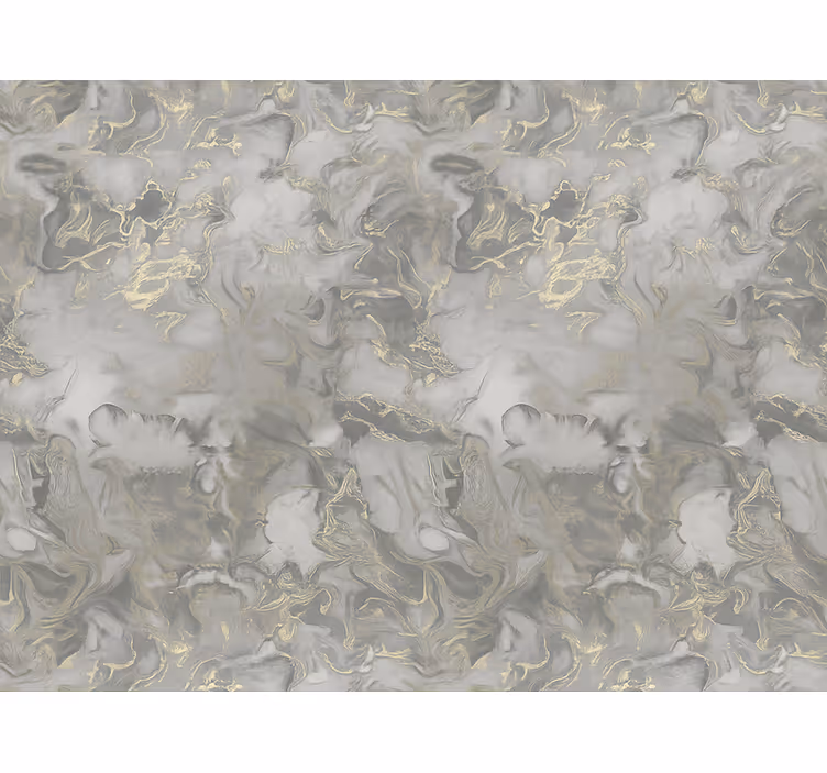 Tapete hochzeit graues flüssig-marmor mit metallic - TenStickers