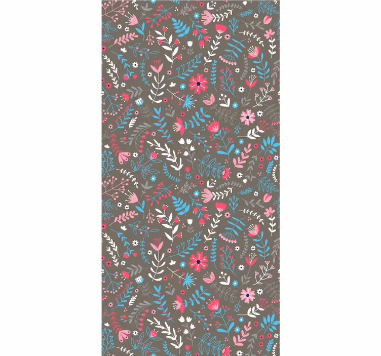 Tapete florale ornamente bunter kleiner blumenprint - TenStickers