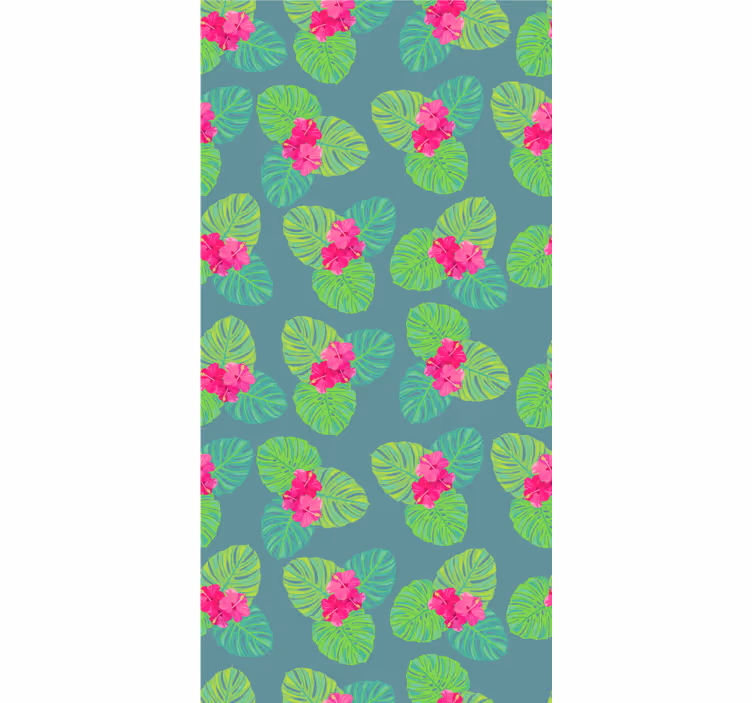 Tapete florale ornamente magnolia blüte im wasser - TenStickers