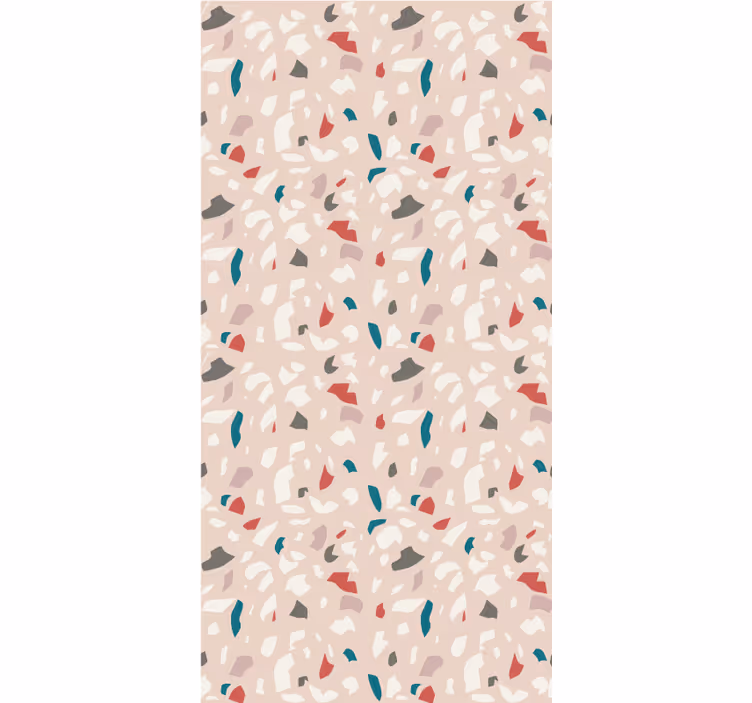 Tapete hochzeit mit terrazzo-effektmuster - TenStickers