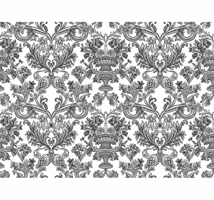Tapete barock geheimnisvoller garten - TenStickers
