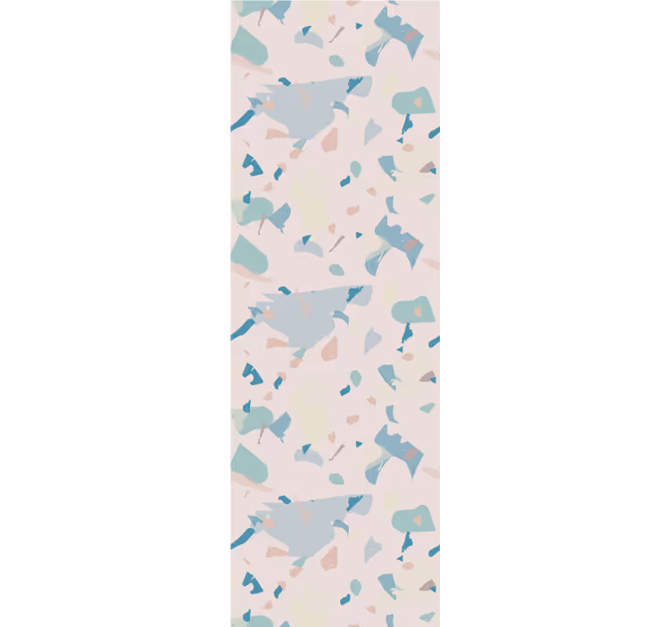 Tapete schlafzimmer mit terrazzo-fliesen und platten - TenStickers