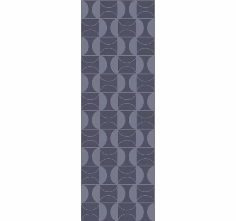 Tapete schlafzimmer in blauem japandi design - TenStickers