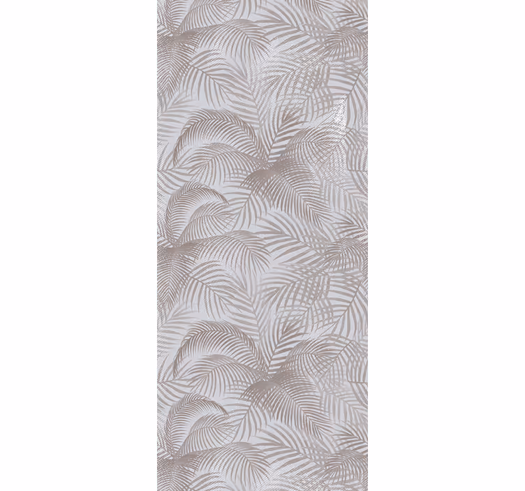 Tapete schlafzimmer grau elegante botanische 80er - TenStickers