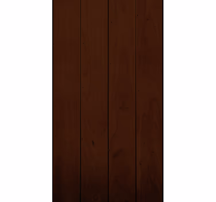 Tapete rustikal mit muster aus rohen braunen planken - TenStickers