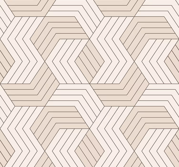 Tapete geometrisch geometrisches parkett - TenStickers
