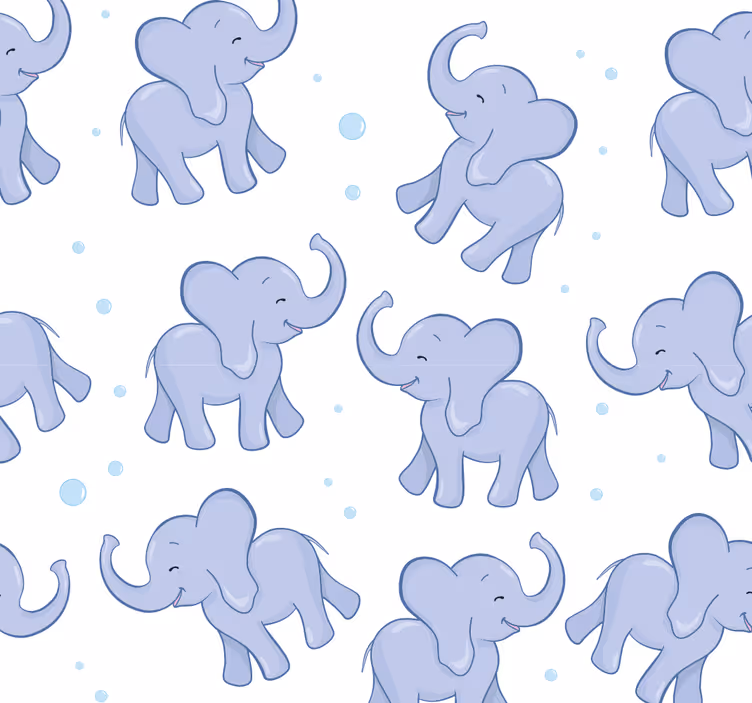 Tapete Elefanten elefantenfreude - TenStickers