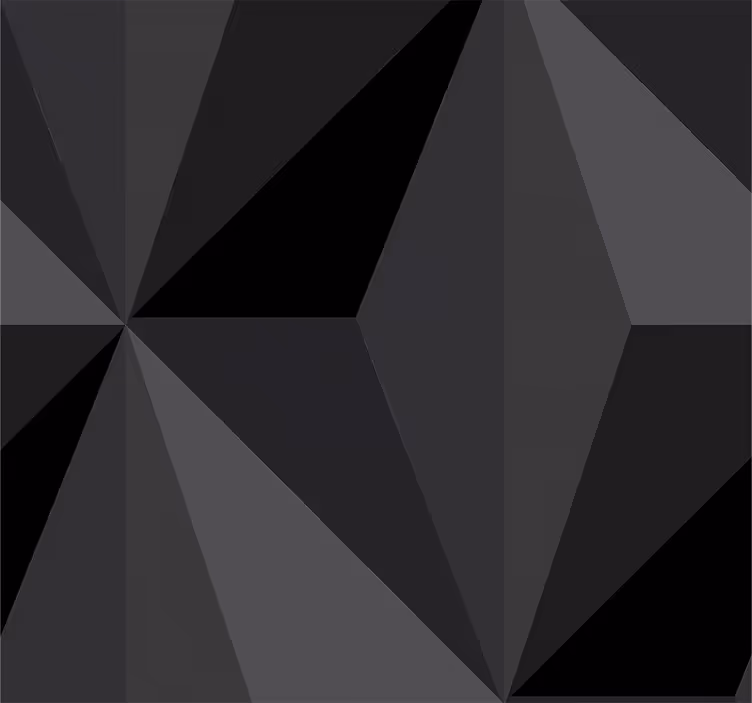 Dreieckige Tapete Geometrische dreiecke 3D - TenStickers