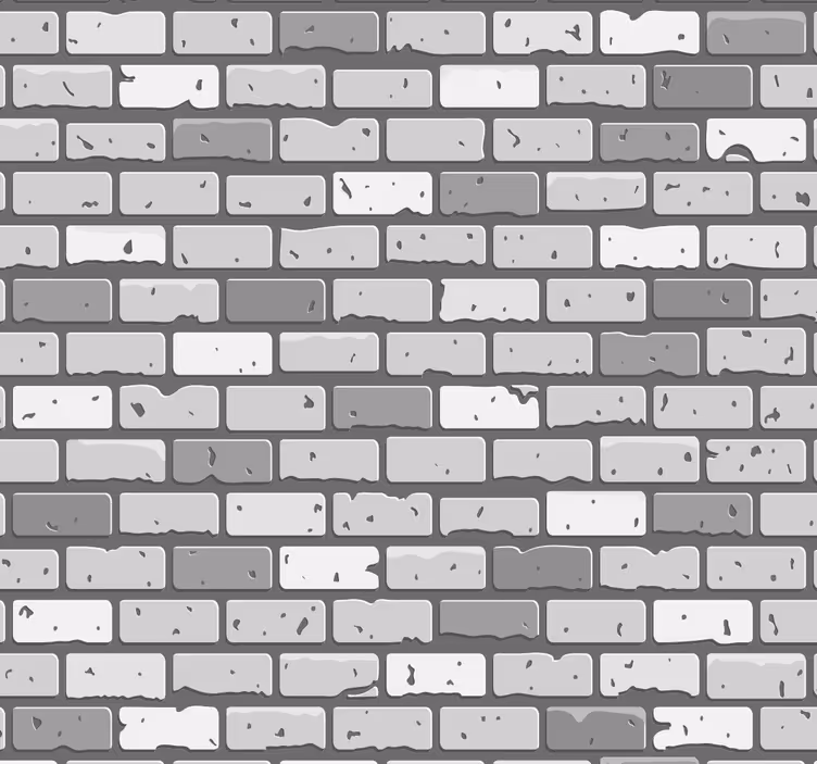 Tapete Ziegelstein strukturierter ziegel - TenStickers