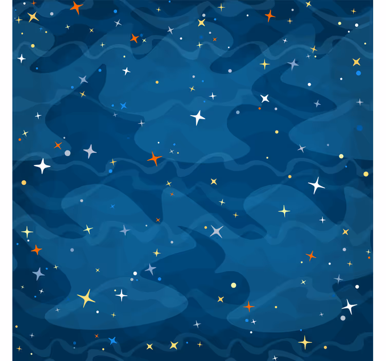 Sterne Tapete Sternenklare nacht - TenStickers