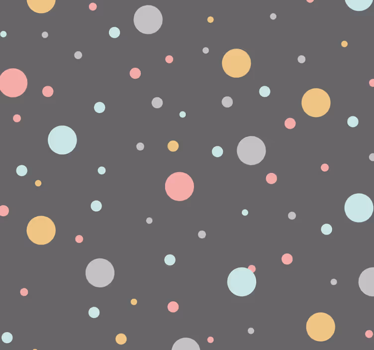 Tapete Tupfen polka dot dekor - TenStickers
