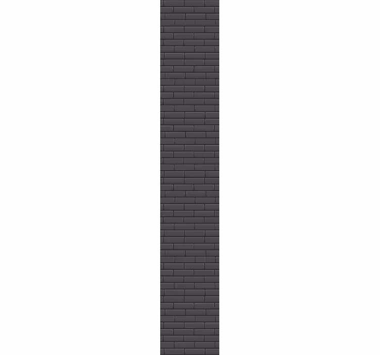 Tapete Ziegel schwarze elegante textur - TenStickers